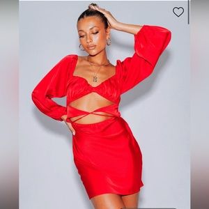 Princess Polly Long Sleeve Mini Dress